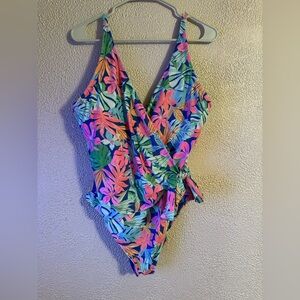 Members mark women’s wrap one piece swimsuit